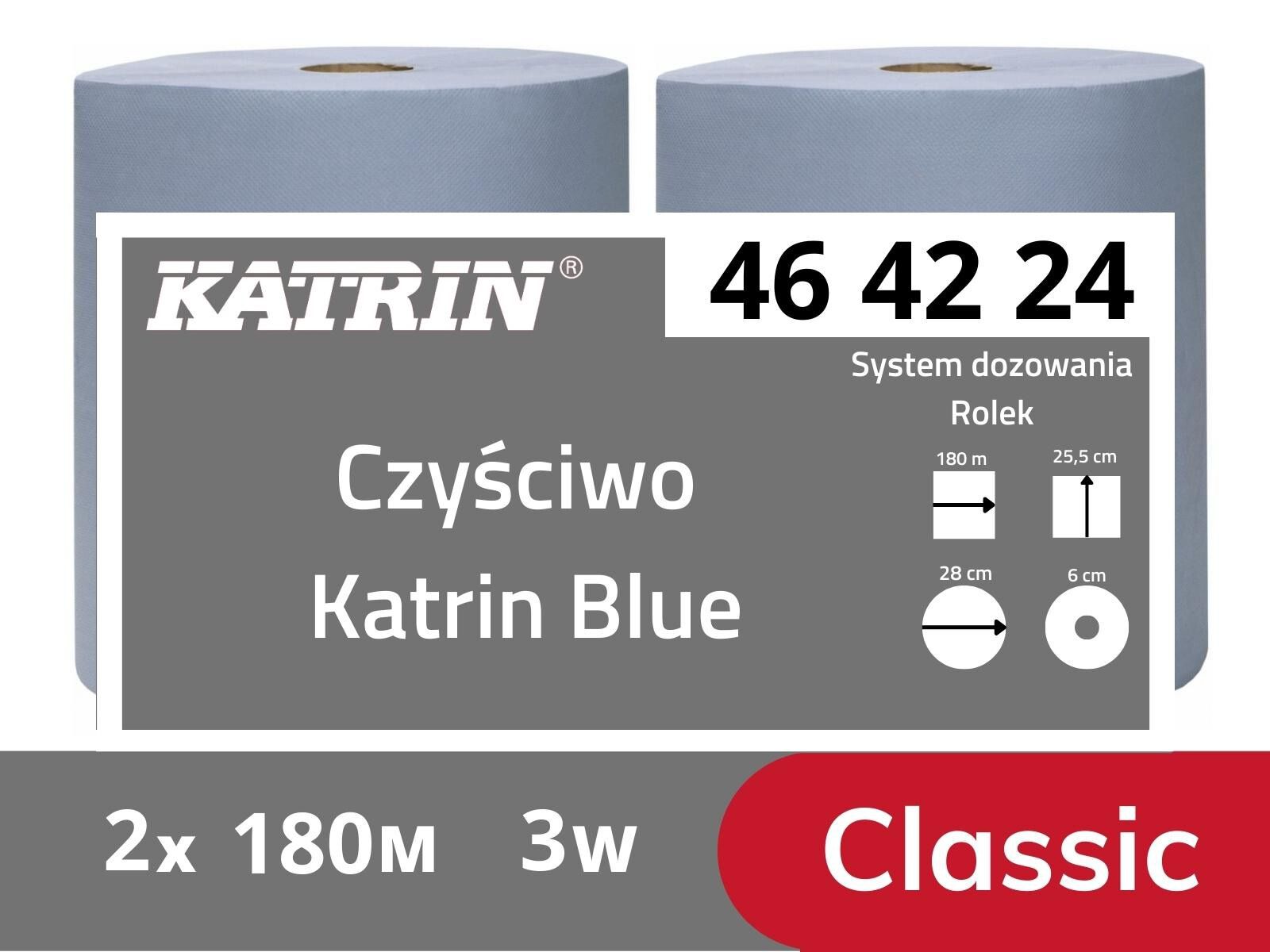 Czyściwo x2 Katrin 464224 Blue Classic 3W 180mb